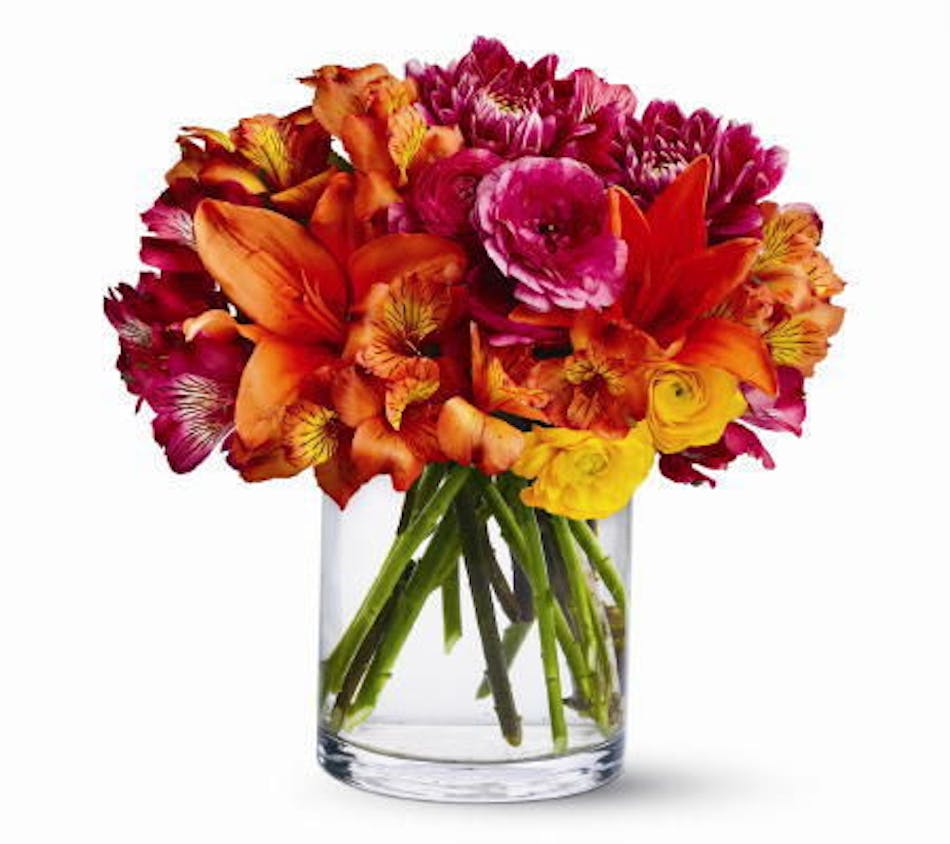 Warm Colored Floral Arrangement