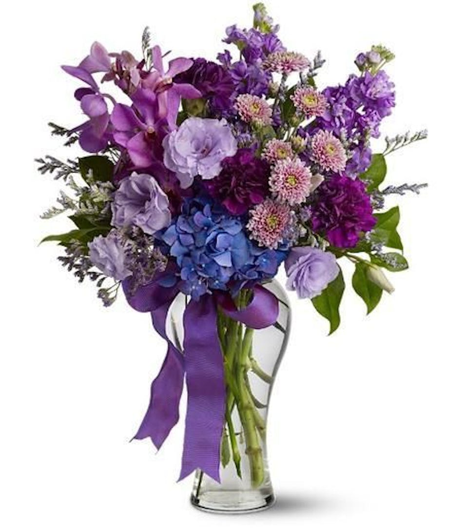 Purple Paradise Mixed Floral Arrangement in Minneapolis, MN - Schaaf Floral