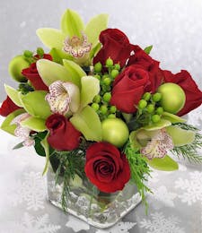 Holiday Orchids and Roses