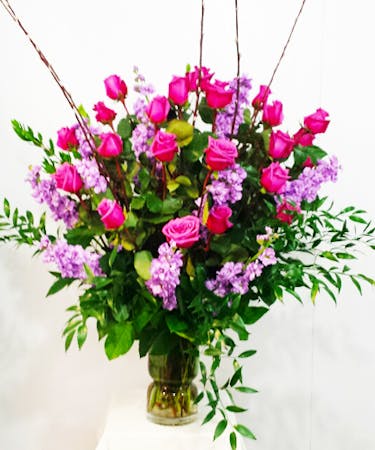 Rose Stock Funeral Arrangement In Minneapolis Mn Schaaf Floral