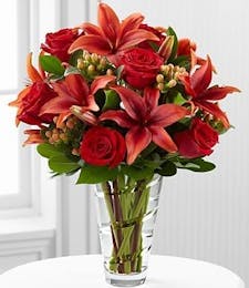 Stunning Lillies with Accent Roses