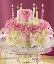 Birthday Flower Cake For Her